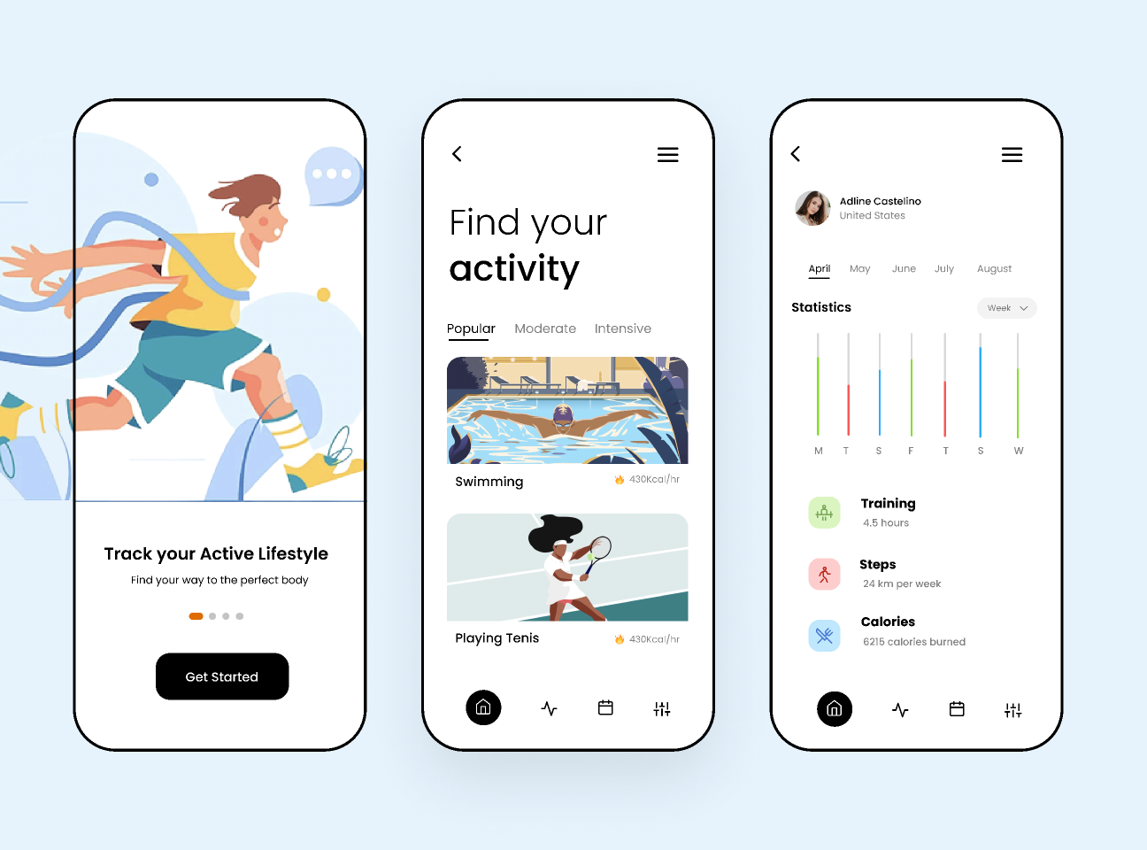 Fitness Tracking App