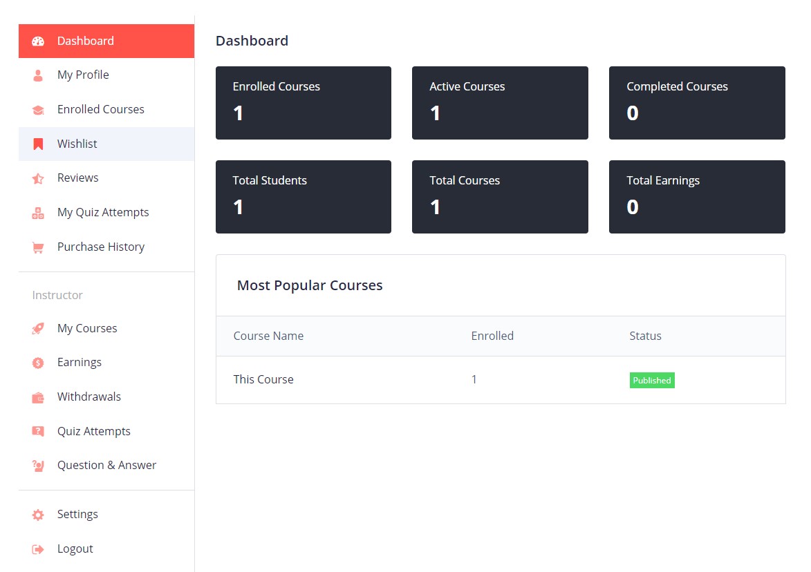 Learning Management System (LMS)